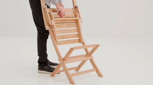 Krzesło składane VESTERHAVET tek