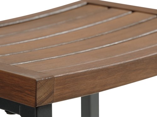 Tavolo HOVMARKEN L70 cm + 2 sgabelli HOVMARKEN legno duro