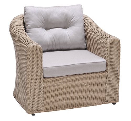 LoungeSessel TAMBOHUSE B89xH79xT86 natur JYSK