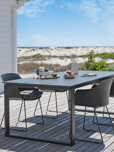 Table de jardin KOPERVIK l100xL215 gris | JYSK