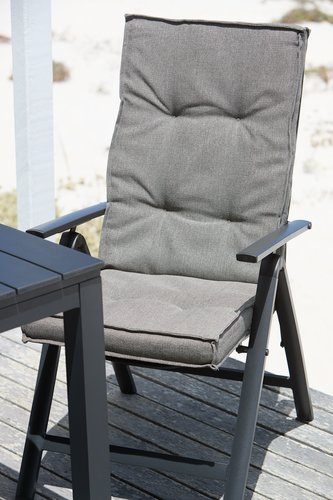 Hagepute regulerbar stol REBSENGE mørk sand