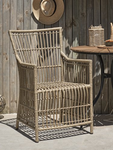 Garden chair FJELLERUP natural | JYSK