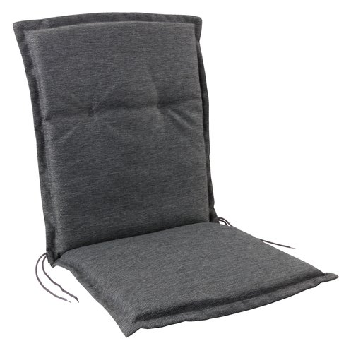 Garden cushion high back chair GUDHJEM grey JYSK