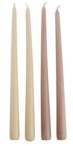 Candle GILBERT D2xH30cm pack of 4 SDP