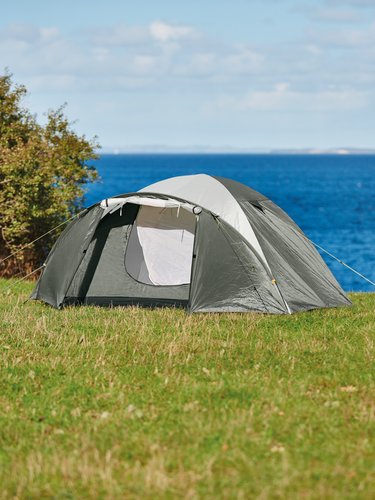 Tent LAMMEFJORD sleeps 4 olive/grey