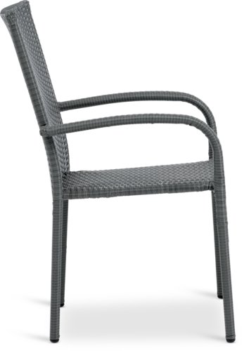 Stohovateľná stolička GUDHJEM sivá