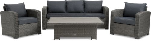 Lounge set VEMB 5-seater grey