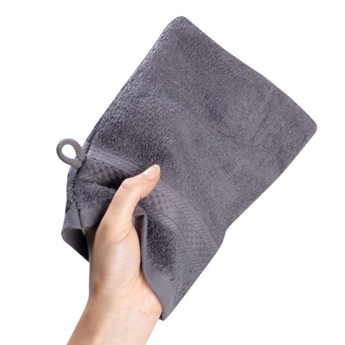 Wash glove UPPSALA 14x20 grey