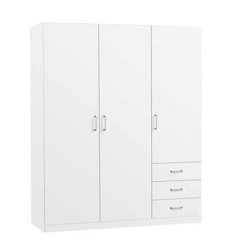 Wardrobe HAGENDRUP 144x176 combi white