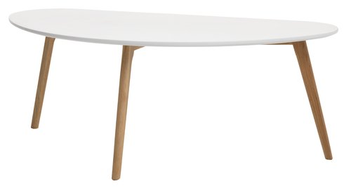Coffee table LEJRE 60x120 white/oak