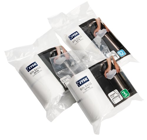 Sacos de lixo ROTTNE 12L/5L/3L sort.