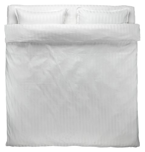 Спално бельо с чаршаф NELL 200x220 бяло