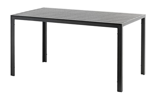Table JERSORE l80xL140 noir