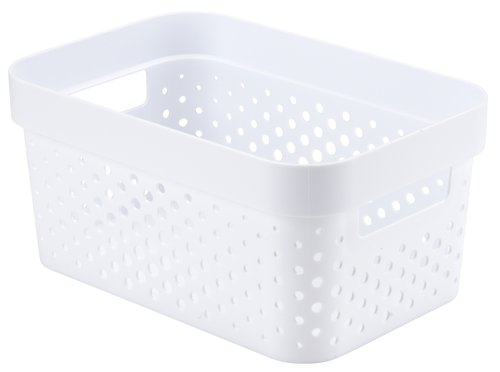 Basket INFINITY 4.5L plastic white