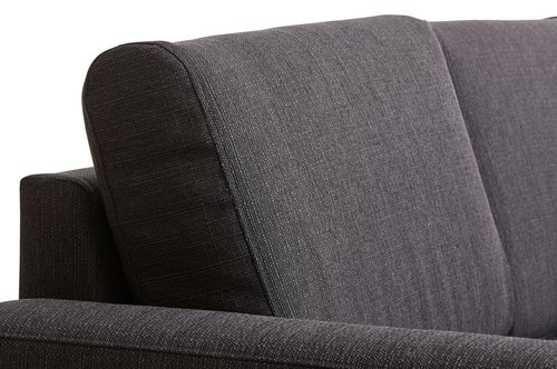 Καναπές-κρεβάτι με σεζλόνγκ BEDSTED γκρι
