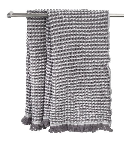 Håndklæde IDRE 50x100 grå KRONBORG