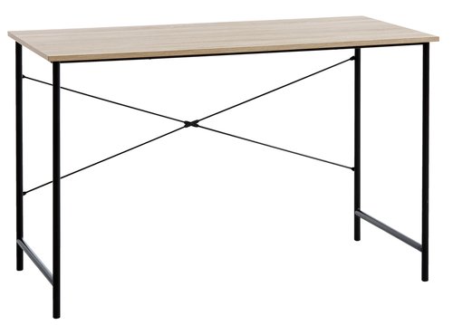 Desk VANDBORG 60x120 oak/black