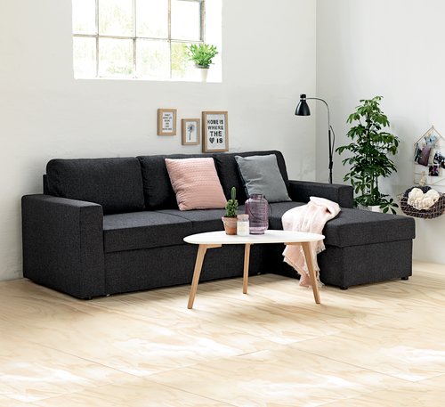 Sovesofa chaiselong MARSLEV | JYSK