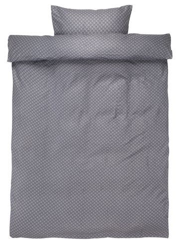 SeersuckerBettwäsche KAREN 135x200 grau JYSK