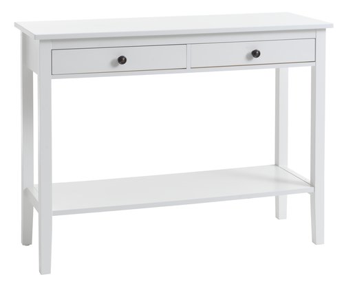 Console table NORDBY 40x110 white