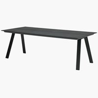 Stôl FAUSING Š100xD220 čierna