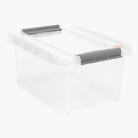 Caixa arrumação PROBOX 32L com tampa transparente
