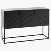 Dressoir VIRUM 3 deuren zwart