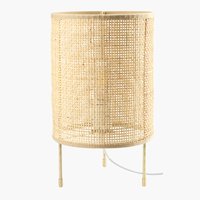 Tischlampe ALBERT Ø19xH31cm rattan