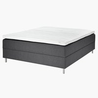 Boxspring 160x200 GOLD C25 opbergruimte grijs-28