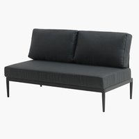 Canapé lounge KVITFJELL 2.5 pers. noir