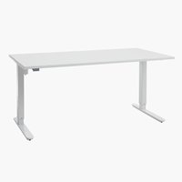 Height adj. desk SLANGERUP 80x160 white