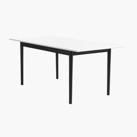 Table MARSTRAND L180/260 blanc/noir