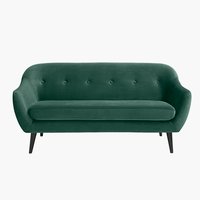 Sofa EGEDAL 2.5-seater velvet green