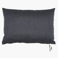 Cushion LILJE velour 35x50 grey