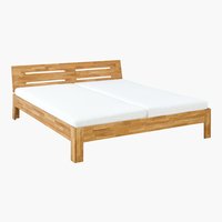 Estrutura de cama OLSKER 180x200 carv
