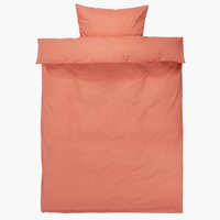 Duvet cover set MARY SGL coral