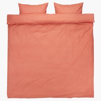 Duvet cover set MARY King coral