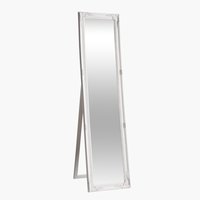 Miroir sur pied NORDBORG 40×160 blanc