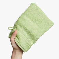 Waschhandschuh KRONBORG DE LUXE grün