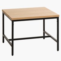 Couchtisch TEBSTRUP 60x60 schwarz/eiche