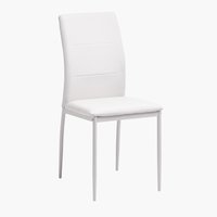 Krzesło TRUSTRUP tkanina jasnopiaskowy/biały