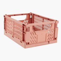 Basket MILAS W25xL34xH15 foldable coral