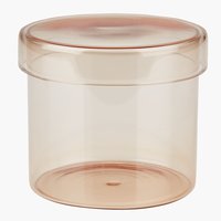 Boîte de rangement en verre GRUMS Ø10xH8cm