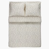 Σατέν σετ σεντονιών CLARA 220x260 πολύχρωμο
