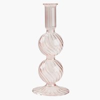 Candlestick FREDE D8xH19cm glass