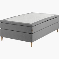 Boxspring 120x200cm GOLD C75 latex grijs-23