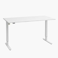 Adjustable desk SLANGERUP 70x140 white