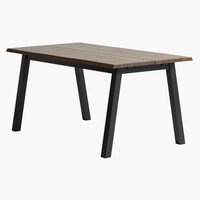 Dining table SKOVLUNDE 90x160 dark oak