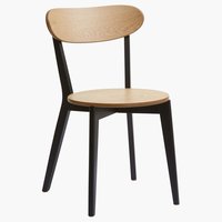 Chaise JEGIND chêne/noir