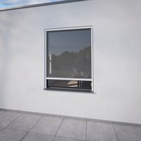 Moustiquaire enroulable NYORD 130x160 fenêtre blanc
